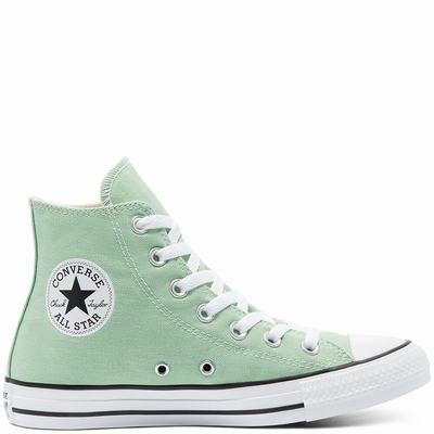 Női Converse Color Chuck Taylor All Star Magasszárú Cipő CO0467932 Zöld